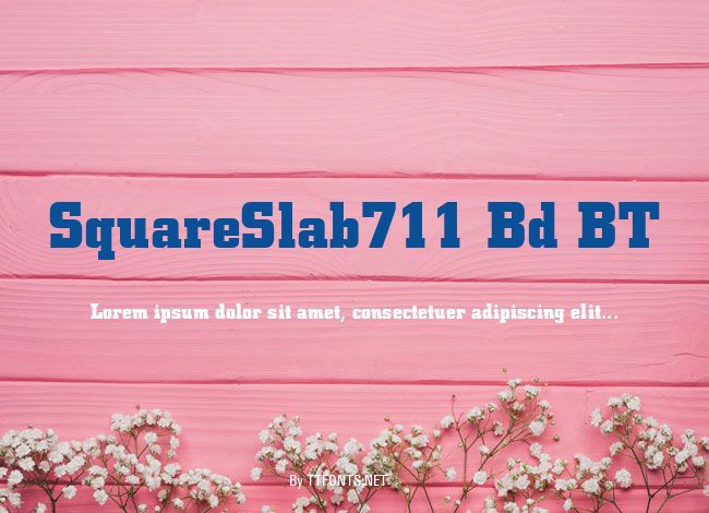 SquareSlab711 Bd BT example